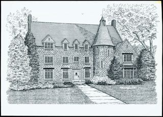 Beta Gamma 13th Street Chapter House Drawing