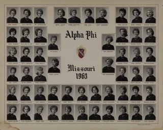 Omicron Chapter Composite Photograph, 1963
