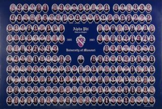 Omicron Chapter Composite Photograph, 2001-2002