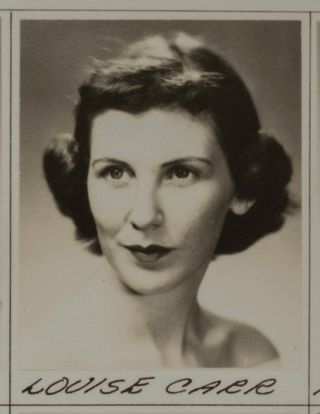 Omicron Chapter Composite Detail, Louise Carr, 1952