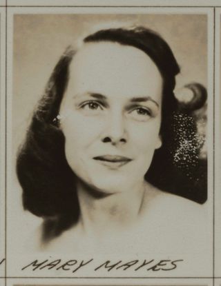 Omicron Chapter Composite Detail, Mary Mayes, 1952