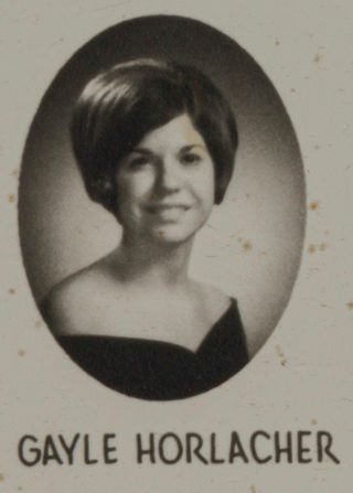 Omicron Chapter Composite Detail, Gayle Horlacher, 1969-1970