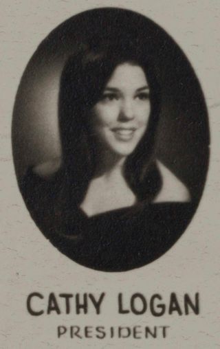 Omicron Chapter Composite Detail, Cathy Logan, 1969-1970