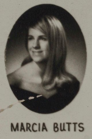 Omicron Chapter Composite Detail, Marcia Butts, 1969-1970