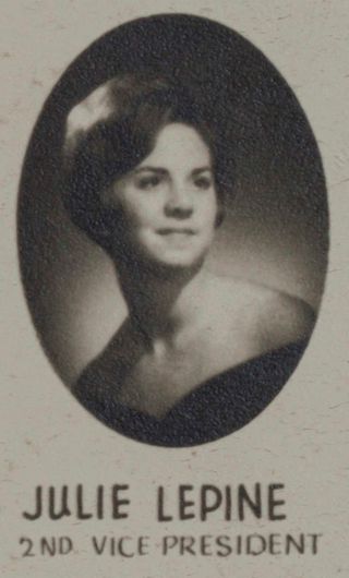 Omicron Chapter Composite Detail, Julie Lepine, 1969-1970