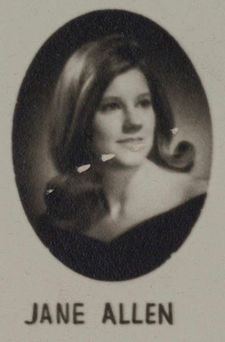 Omicron Chapter Composite Detail, Jane Allen, 1969-1970