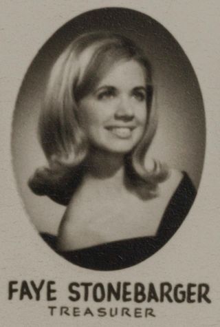 Omicron Chapter Composite Detail, Faye Stonebarger, 1967-1968