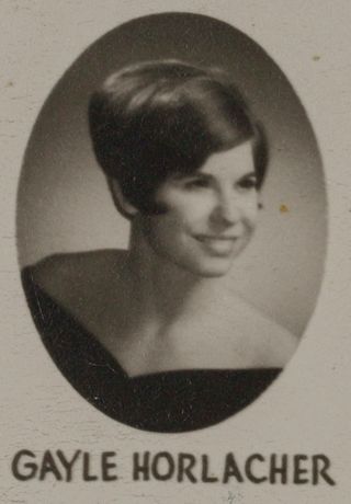 Omicron Chapter Composite Detail, Gayle Horlacher, 1967-1968