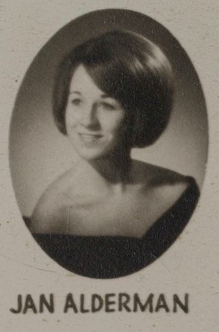 Omicron Chapter Composite Detail, Jan Alderman, 1967-1968