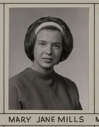 Omicron Chapter Composite Detail, Mary Jane Mills, 1965