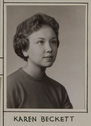 Omicron Chapter Composite Detail, Karen Beckett, 1964