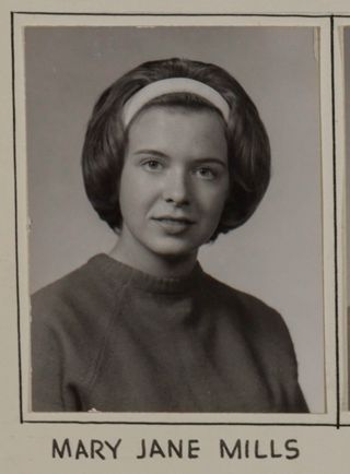 Omicron Chapter Composite Detail, Mary Jane Mills, 1964