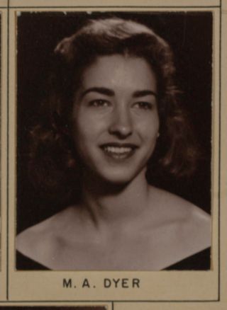 Omicron Chapter Composite Detail, M.A. Dyer, 1958