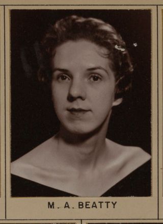 Omicron Chapter Composite Detail, M.A. Beatty, 1958