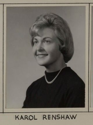 Omicron Chapter Composite Detail, Karol Renshaw, 1963