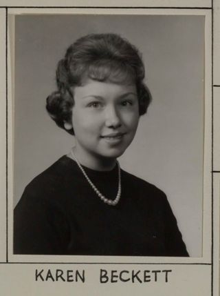 Omicron Chapter Composite Detail, Karen Beckett, 1963