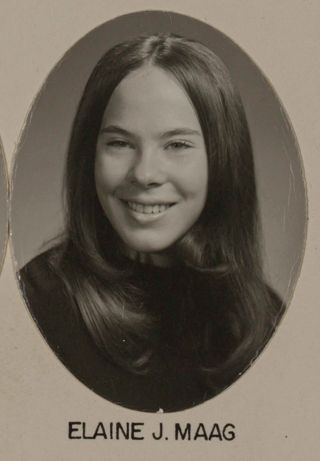 Omicron Chapter Composite Detail, Elaine J. Maag, 1972