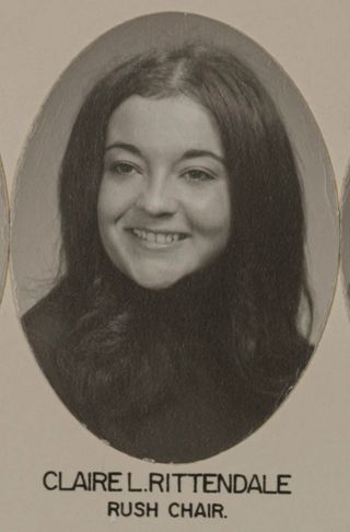 Omicron Chapter Composite Detail, Claire L. Rittendale, 1972