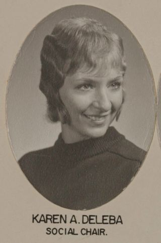 Omicron Chapter Composite Detail, Karen A. Deleba, 1972