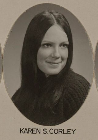 Omicron Chapter Composite Detail, Karen S. Corley, 1972