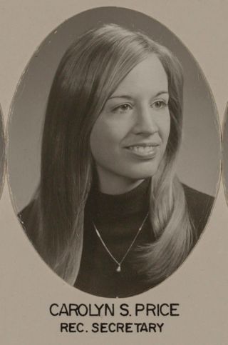 Omicron Chapter Composite Detail, Carolyn S. Price, 1972