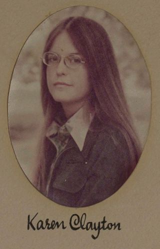 Omicron Chapter Composite Detail, Karen Clayton, 1975-1976