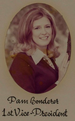 Omicron Chapter Composite Detail, Pam Bonderer, 1975-1976