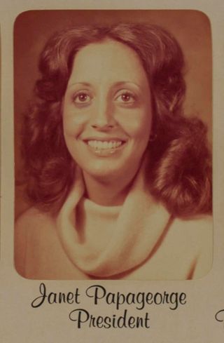 Omicron Chapter Composite Detail, Janet Papageorge, 1978-1979