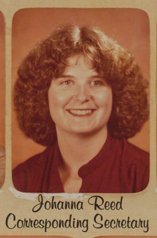 Omicron Chapter Composite Detail, Johanna Reed, 1979-1980