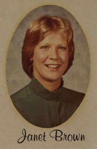 Omicron Chapter Composite Detail, Janet Brown, 1980-1981