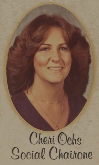 Omicron Chapter Composite Detail, Cheri Ochs, 1980-1981