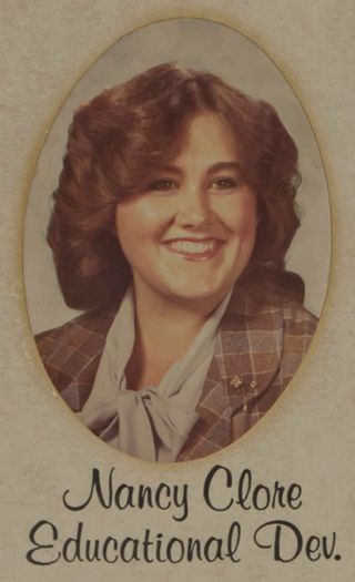 Omicron Chapter Composite Detail, Nancy Clore, 1980-1981