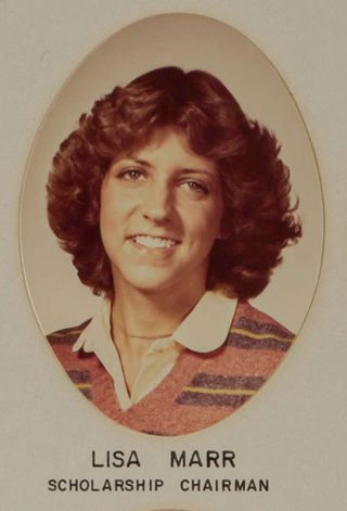 Omicron Chapter Composite Detail, Lisa Marr, 1981-1982