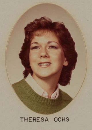 Omicron Chapter Composite Detail, Theresa Ochs, 1981-1982
