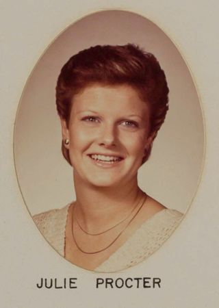 Omicron Chapter Composite Detail, Julie Procter, 1981-1982