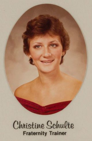 Omicron Chapter Composite Detail, Christine Schulte, 1982-1983