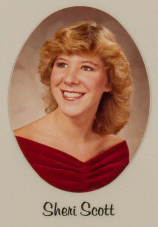 Omicron Chapter Composite Detail, Sheri Scott, 1982-1983
