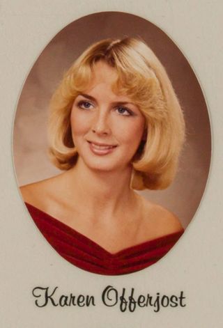 Omicron Chapter Composite Detail, Karen Offerjost, 1982-1983