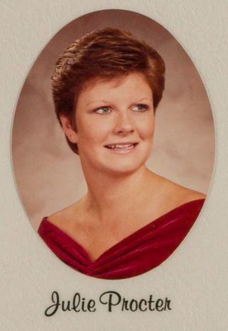 Omicron Chapter Composite Detail, Julie Procter, 1982-1983