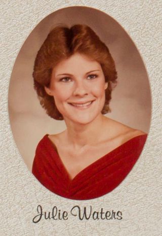 Omicron Chapter Composite Detail, Julie Waters, 1983-1984