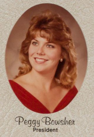 Omicron Chapter Composite Detail, Peggy Bowsher, 1983-1984