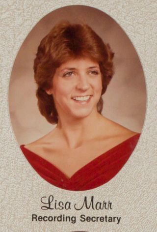 Omicron Chapter Composite Detail, Lisa Marr, 1983-1984