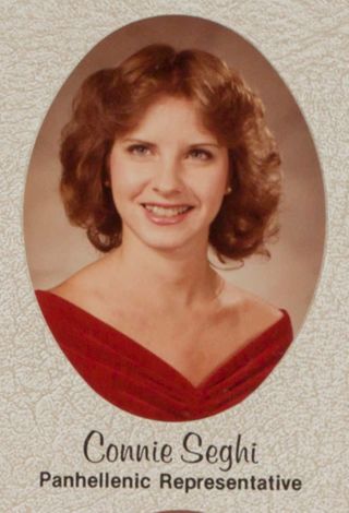 Omicron Chapter Composite Detail, Connie Seghi, 1983-1984
