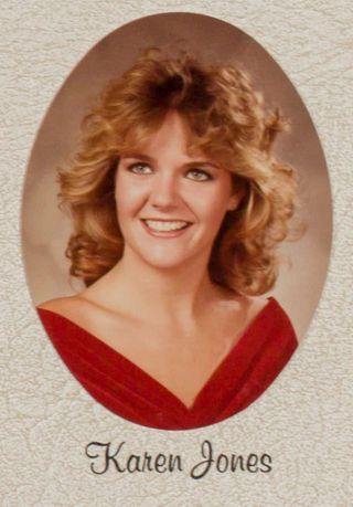 Omicron Chapter Composite Detail, Karen Jones, 1983-1984