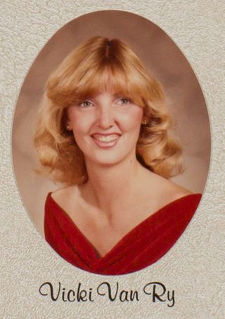 Omicron Chapter Composite Detail, Vicki Van Ry, 1983-1984