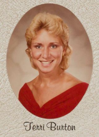 Omicron Chapter Composite Detail, Terri Burton, 1983-1984