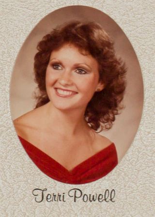 Omicron Chapter Composite Detail, Terri Powell, 1983-1984