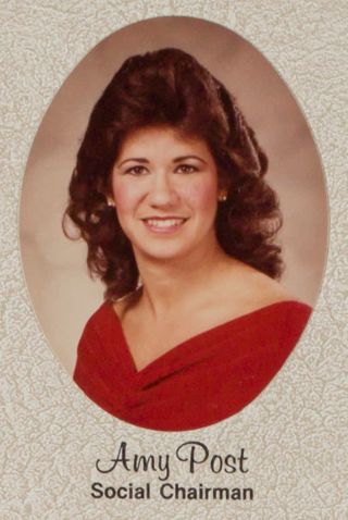 Omicron Chapter Composite Detail, Amy Post, 1983-1984