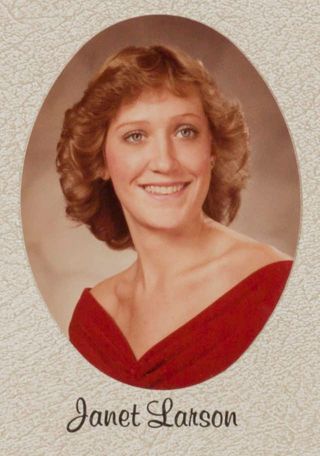 Omicron Chapter Composite Detail, Janet Larson, 1983-1984