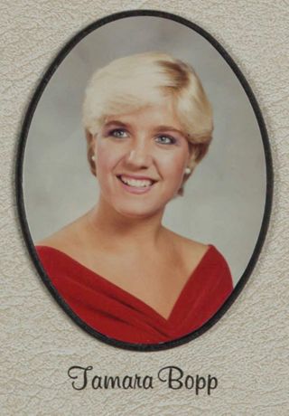 Omicron Chapter Composite Detail, Tamara Bopp, 1985-1986